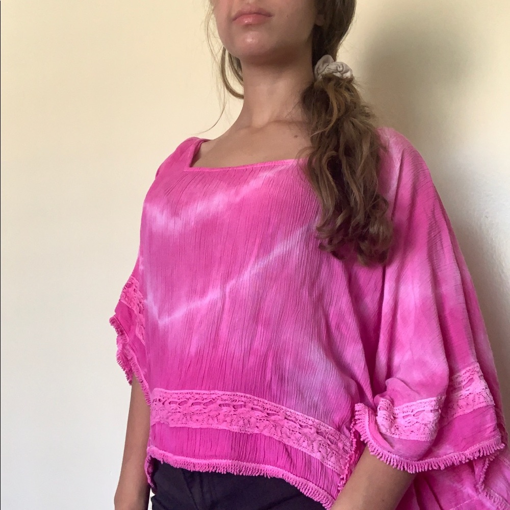 ‼️Abercrombie hand-dyed shawl shirt